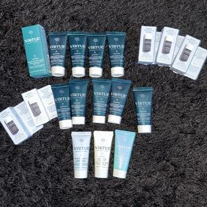 Virtue Hair Care Sample Set 18 items all bnib see photos